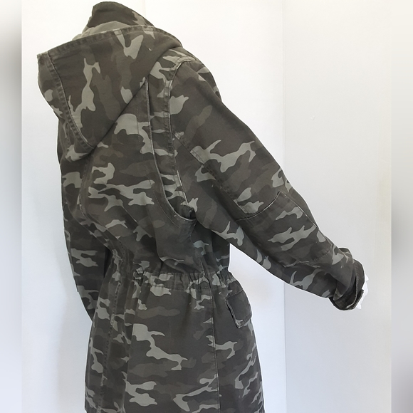 UNIVERSAL THREAD 100% Cotton Camo Utility Field Anorak Jacket Sz. L - Picture 7 of 12
